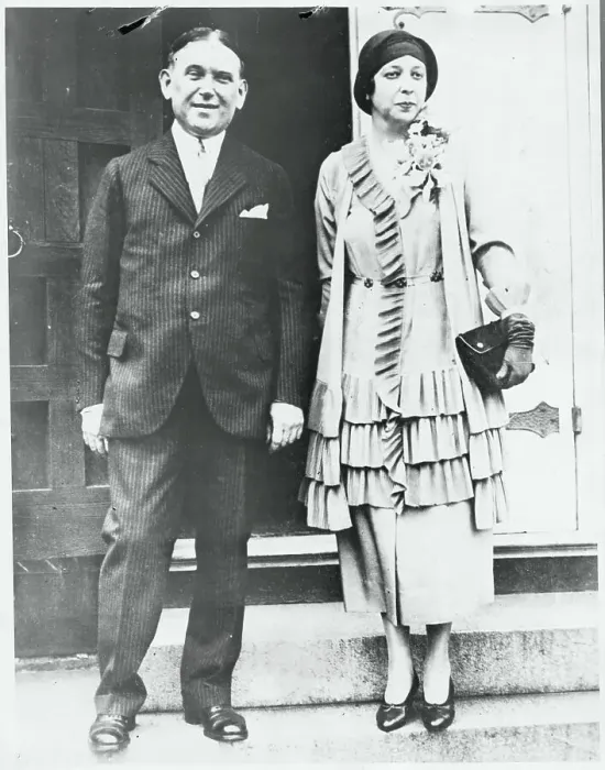 Framed Print : Henry L Mencken with His Bride Framed Print : Henry L Mencken with His Bride