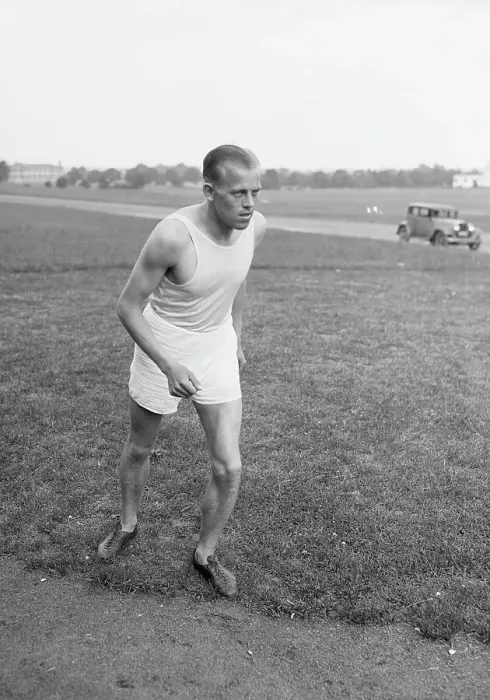 Framed Print : Henry Nielseon, Danish Runner Framed Print : Henry Nielseon, Danish Runner