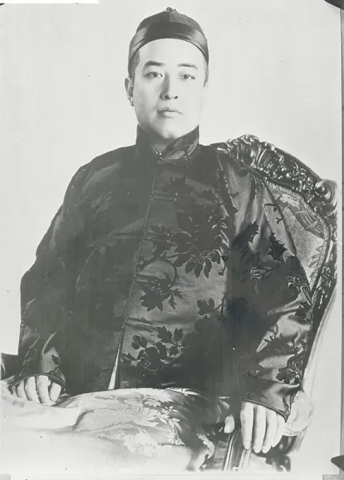 Framed Print : Henry Ru Yi in Elaborate Attire Framed Print : Henry Ru Yi in Elaborate Attire