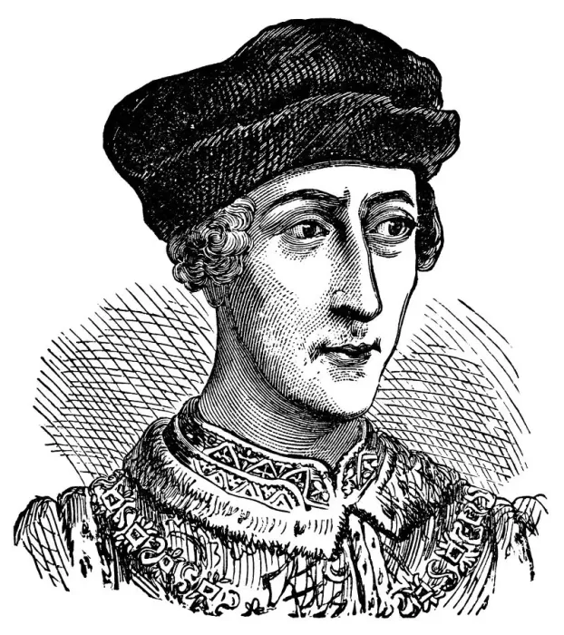 Framed Print : Henry V. Engraving from 1896 featuring Henry V who was the ruler of England Framed Print : Henry V. Engraving from 1896 featuring Henry V who was the ruler of England
