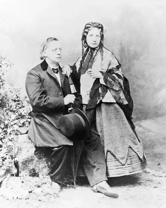 Framed Print : Henry Ward Beecher And Harriet Beecher S Framed Print : Henry Ward Beecher And Harriet Beecher S