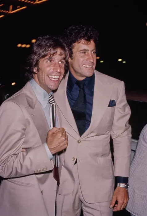 Framed Print : Henry Winkler & Paul Michael Glaser
