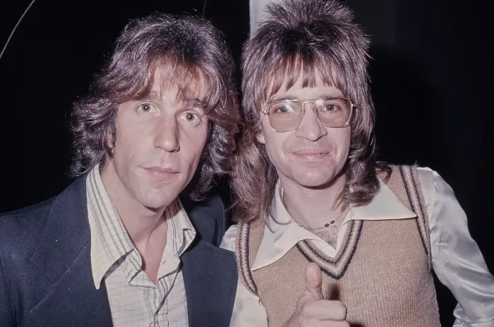 Framed Print : Henry Winkler & Rodney Bingenheimer Framed Print : Henry Winkler & Rodney Bingenheimer