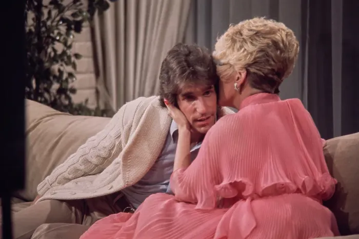 Framed Print : Henry Winkler & Rona Barrett Framed Print : Henry Winkler & Rona Barrett