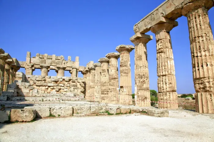 Framed Print : Hera temple in Selinunte Framed Print : Hera temple in Selinunte