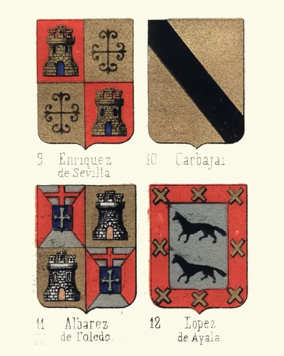 Framed Print : Heraldry - Coat of Arms of Spain Framed Print : Heraldry - Coat of Arms of Spain