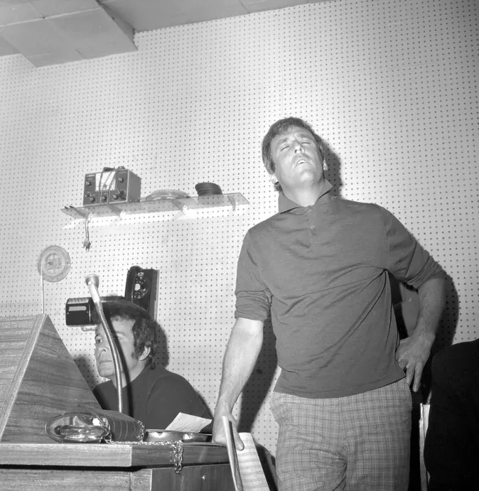 Framed Print : Herb Alpert And Burt Bacharach In The Studio