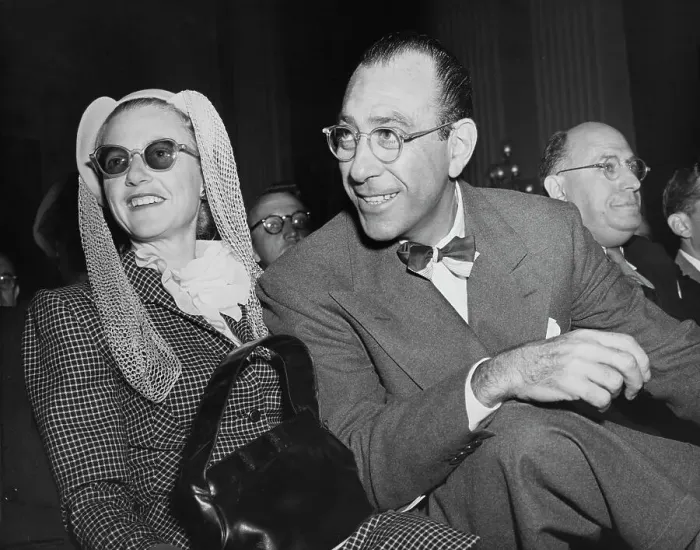 Framed Print : Herbert Biberman At HUAC Hearing