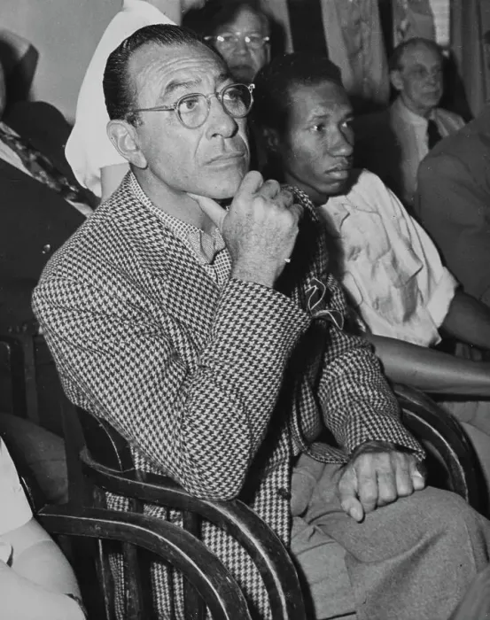 Framed Print : Herbert Biberman At HUAC Hearing Framed Print : Herbert Biberman At HUAC Hearing