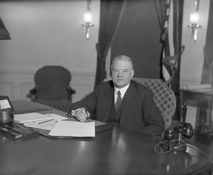 Framed Print : Herbert Hoover Signing Unemployment Relief Bill Framed Print : Herbert Hoover Signing Unemployment Relief Bill