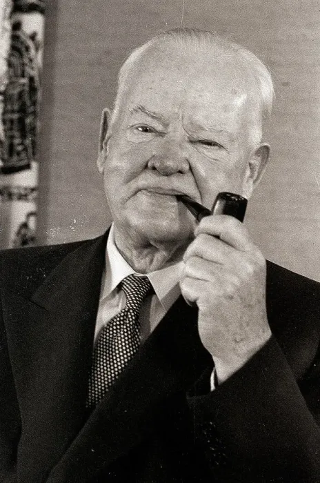 Framed Print : Herbert Hoover Smoking Pipe Framed Print : Herbert Hoover Smoking Pipe