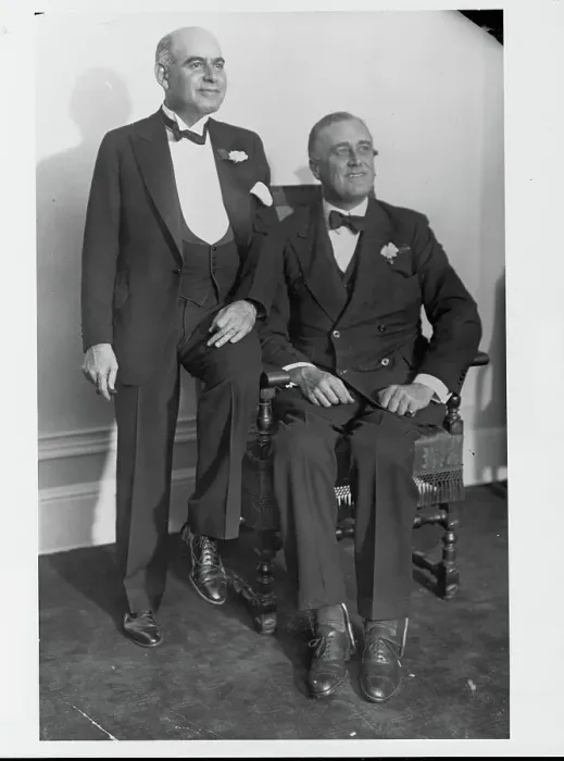 Framed Print : Herbert Lehman and Franklin D. Roosevelt Framed Print : Herbert Lehman and Franklin D. Roosevelt