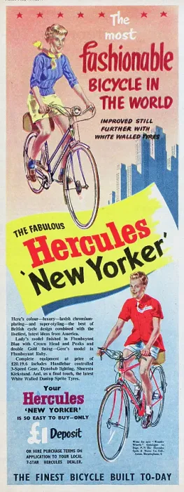 Framed Print : Hercules New Yorker Bicycle Framed Print : Hercules New Yorker Bicycle