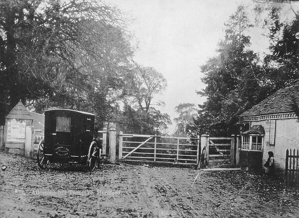 Hereford. Aylestone Hill turnpike in Hereford, circa 1900