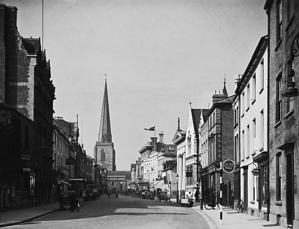 Hereford. Bridge Street in Hereford, circa 1930