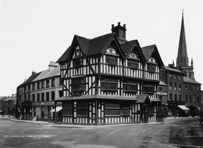 Framed Print : Hereford Old House Framed Print : Hereford Old House