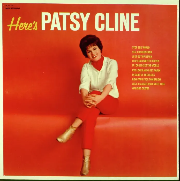 Framed Print : Here's Patsy Cline Album Cover