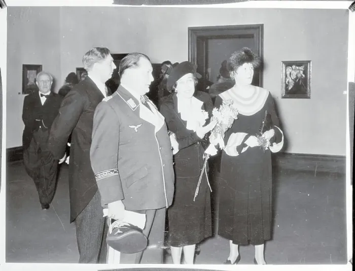 Framed Print : Hermann Goering at Art Exhibition Framed Print : Hermann Goering at Art Exhibition