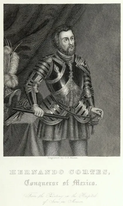 Framed Print : Hernando Cortez, Conqueror of Mexico Print Framed Print : Hernando Cortez, Conqueror of Mexico Print