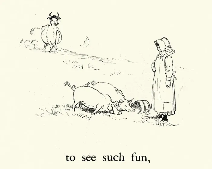 Framed Print : Hey Diddle Diddle, to see such fun Framed Print : Hey Diddle Diddle, to see such fun
