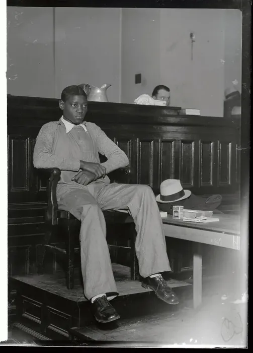 Framed Print : Heywood Patterson Sitting on the Stand Framed Print : Heywood Patterson Sitting on the Stand