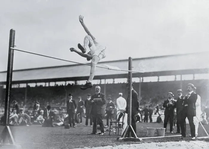 Framed Print : H.F. Porter Jumping High Bar Framed Print : H.F. Porter Jumping High Bar