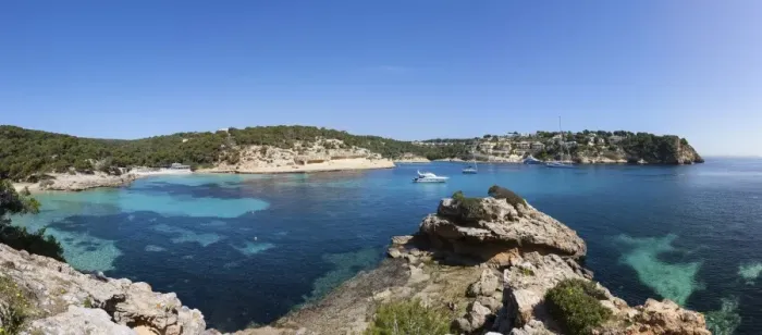 Framed Print : Hidden beach of Portals Vells, Three Finger Bay, Cala Portals Vells, Cala Mago, Majorca, Balearic Islands, Spain, Europe Framed Print : Hidden beach of Portals Vells, Three Finger Bay, Cala Portals Vells, Cala Mago, Majorca, Balearic Islands, Spain, Europe