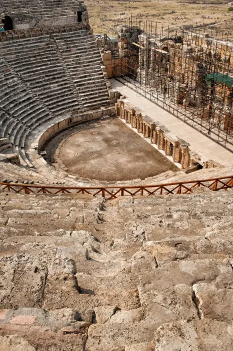 Framed Print : hierapolis theatre Framed Print : hierapolis theatre