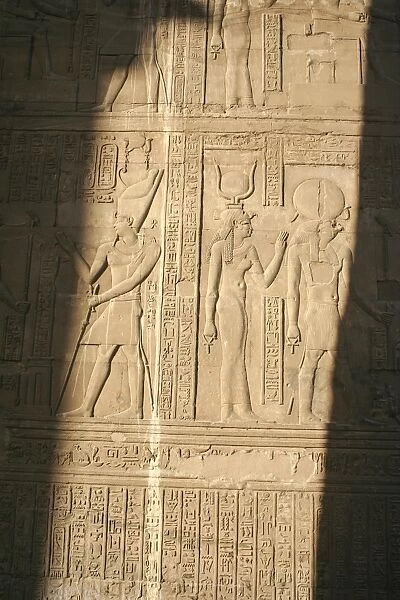 Hieroglyphics in the Temple of Isis