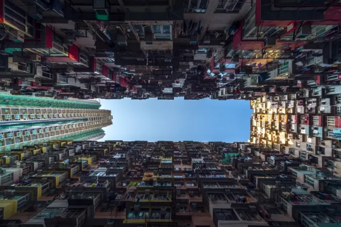 Framed Print : High density resident in Hong Kong Framed Print : High density resident in Hong Kong