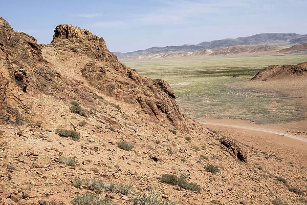 High desert valley, Altan Hokhii, Khovd Province, Mongolia