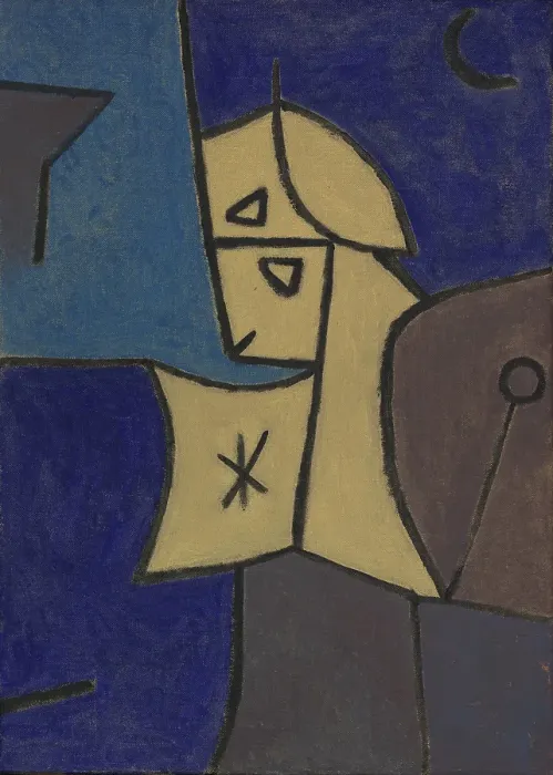 Framed Print : High Guardian (Hoher Wächter), 1940. Artist: Klee, Paul (1879-1940) Framed Print : High Guardian (Hoher Wächter), 1940. Artist: Klee, Paul (1879-1940)