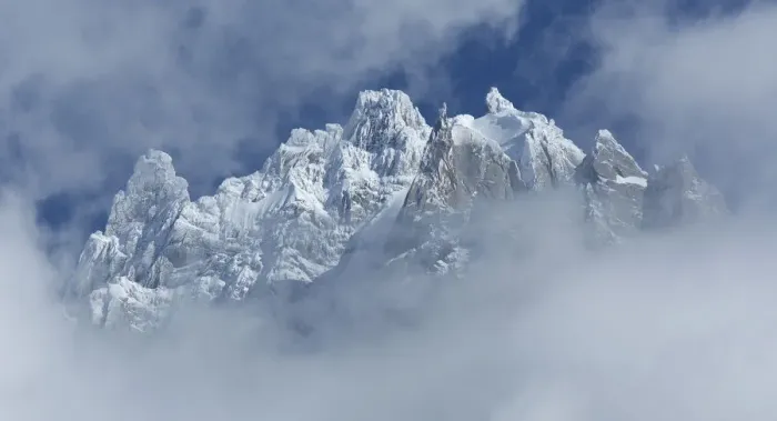 Framed Print : High mountain peaks of Chamonix Framed Print : High mountain peaks of Chamonix
