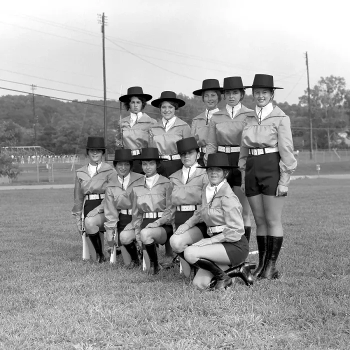 Framed Print : High School Flag Corps In Nashville Framed Print : High School Flag Corps In Nashville