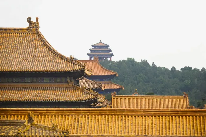 Framed Print : High section view of a palace, Forbidden City, Beijing, China Framed Print : High section view of a palace, Forbidden City, Beijing, China