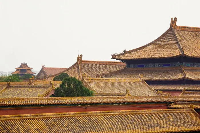 Framed Print : High section view of a palace, Forbidden City, Beijing, China Framed Print : High section view of a palace, Forbidden City, Beijing, China