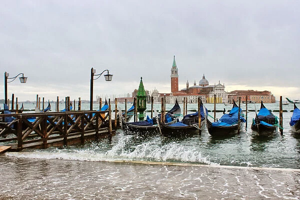 High tide on the Venetian Lagoon