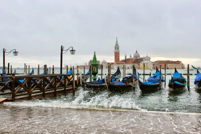 Framed Print : High tide on the Venetian Lagoon Framed Print : High tide on the Venetian Lagoon