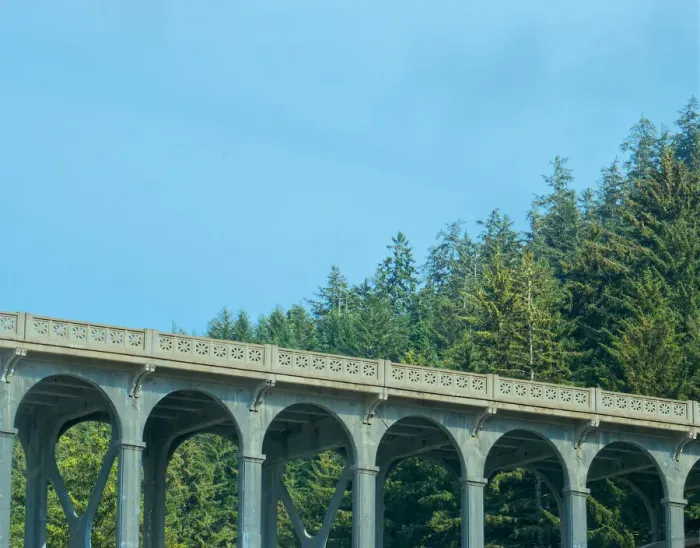 Framed Print : Highway 101 Bridge