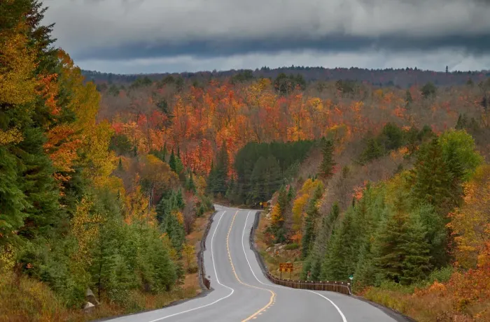 Framed Print : Highway 60 in Algonquin Park, Canada Framed Print : Highway 60 in Algonquin Park, Canada