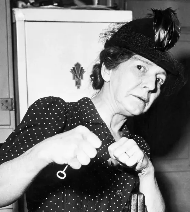 Framed Print : Hilda Hess with Her Fists Up Framed Print : Hilda Hess with Her Fists Up