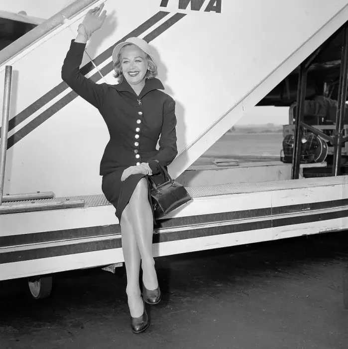 Framed Print : Hildegard Knef Waving Framed Print : Hildegard Knef Waving