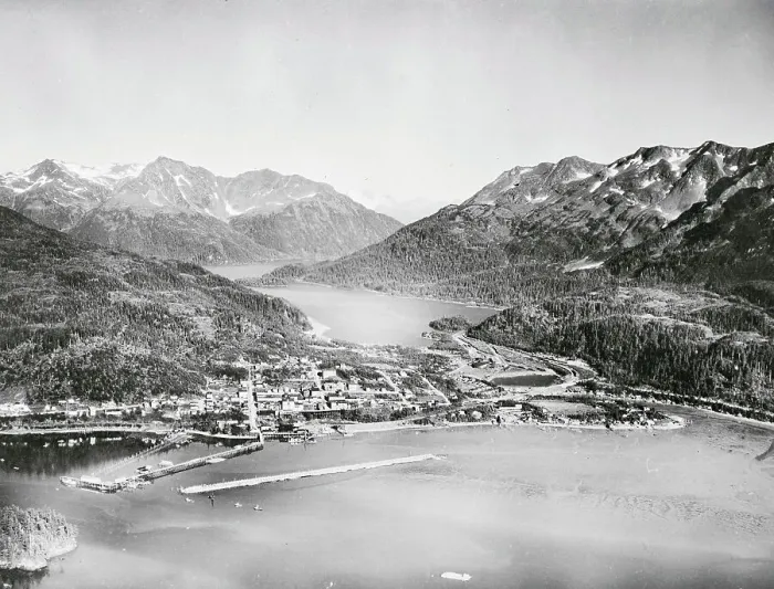 Framed Print : Over Hill View of The Town Cardova, Alaska Framed Print : Over Hill View of The Town Cardova, Alaska
