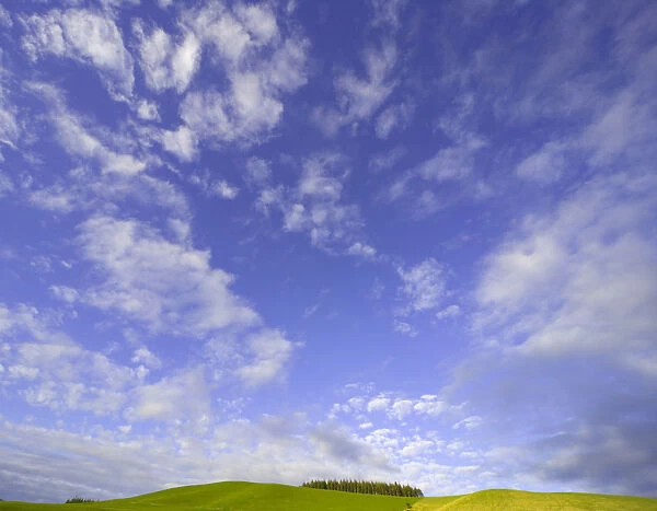 Hills and sky