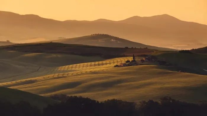 Framed Print : The hills of Tuscany Framed Print : The hills of Tuscany