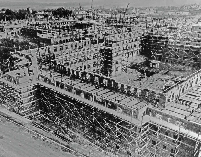 Framed Print : Hillside Housing Project, 1934 Framed Print : Hillside Housing Project, 1934