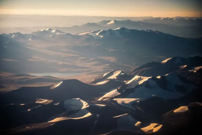 Framed Print : Himalayas from plane
