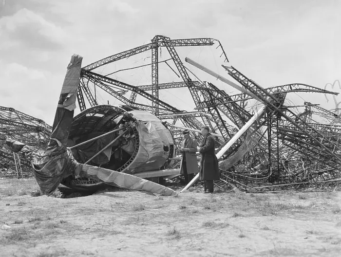 Framed Print : Hindenburg Crash Site Framed Print : Hindenburg Crash Site