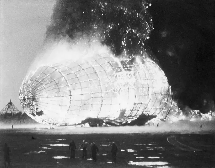 Framed Print : Hindenburg Disaster Framed Print : Hindenburg Disaster