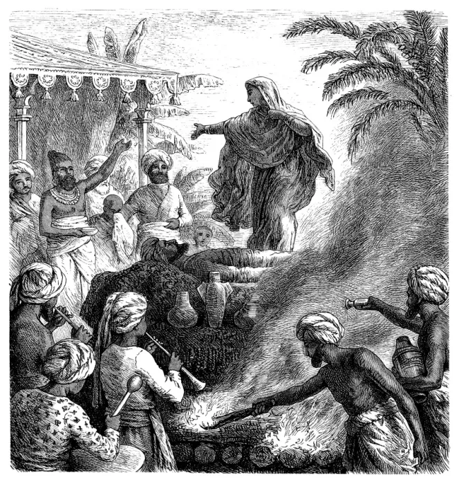 Framed Print : Hindoo Rite Of Suttee. The Widow Burnt With Her Husbands Corpse Framed Print : Hindoo Rite Of Suttee. The Widow Burnt With Her Husbands Corpse